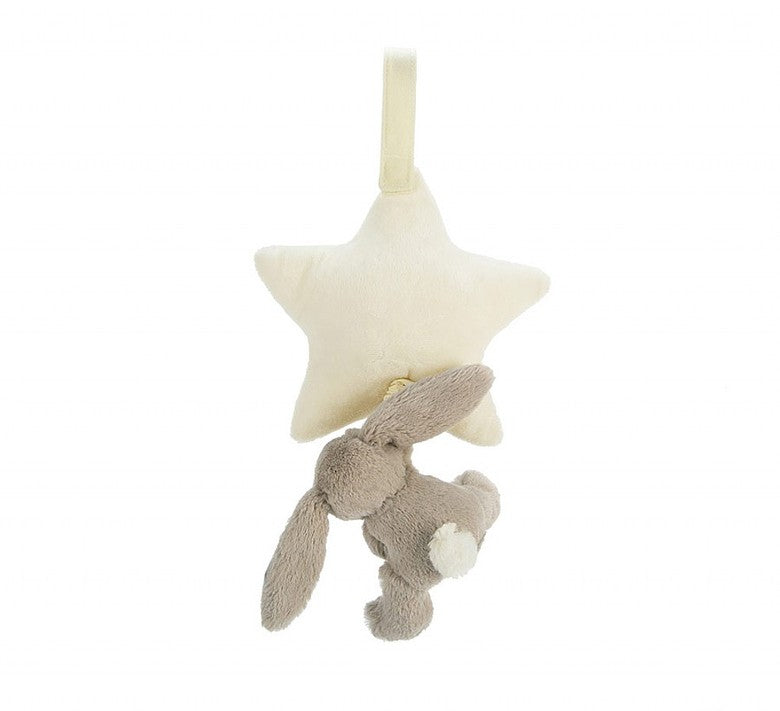 Jellycat Muziekhanger Bashful Beige Bunny Star