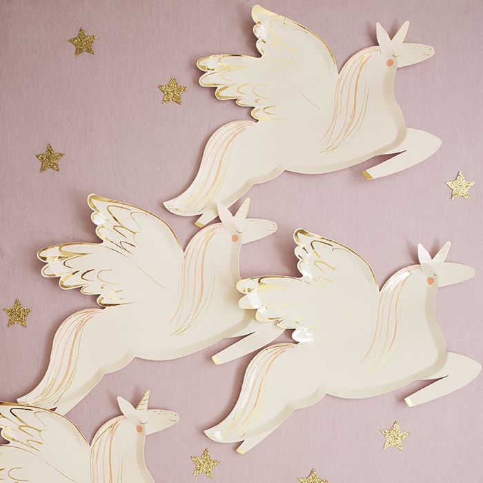 Meri Meri Borden Winged Unicorn (8st)