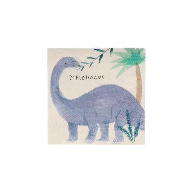 Meri Meri Gebaksservetten Dinosaur Kingdom (16st)