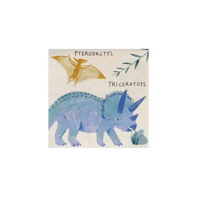 Meri Meri Gebaksservetten Dinosaur Kingdom (16st)