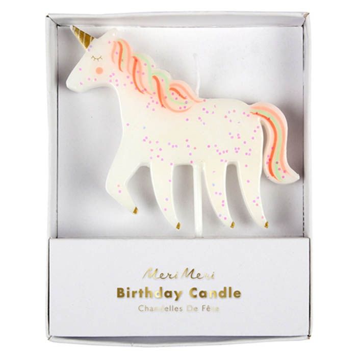Meri Meri Taartkaarsje Unicorn party