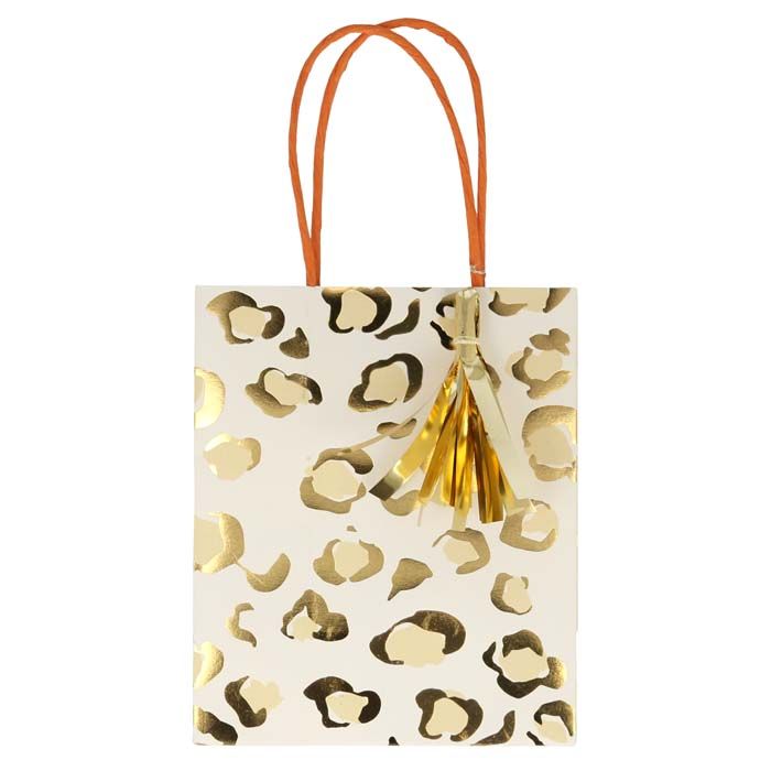 Meri Meri Uitdeelzakjes Safari animal print (8st)