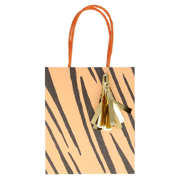 Meri Meri Uitdeelzakjes Safari animal print (8st)