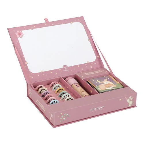 Little Dutch Verhalen projector zaklamp roze