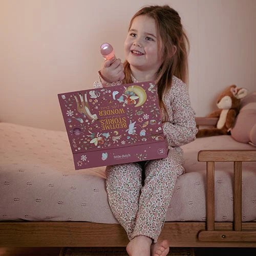 Little Dutch Verhalen projector zaklamp roze