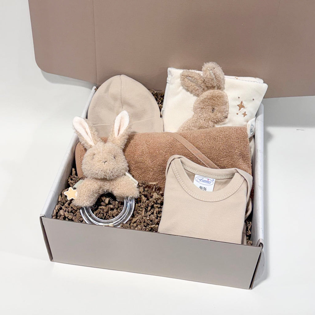 Kraamcadeau - Cadeaubox - Newborn naturals bunny