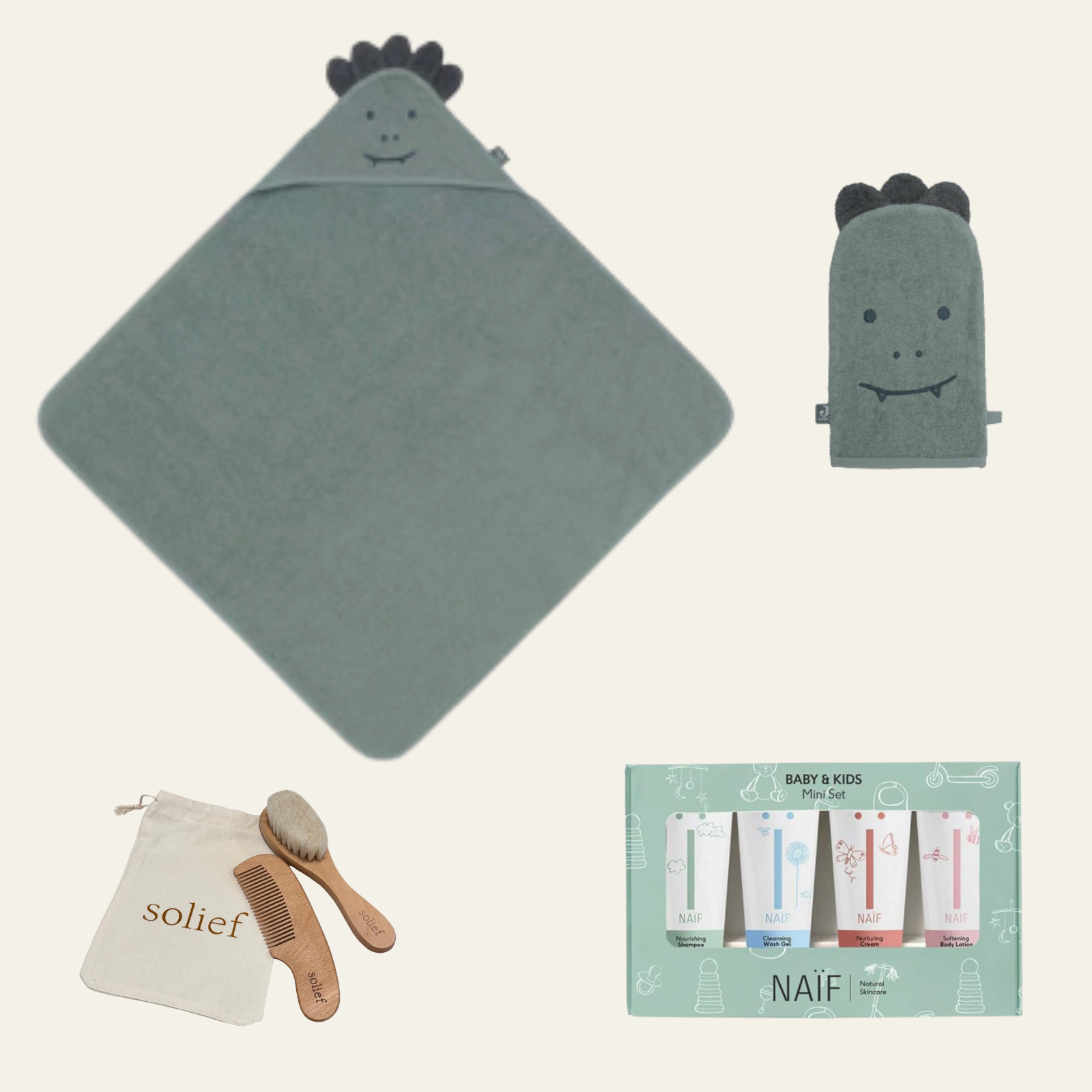 Kraamcadeau - Cadeaubox - Croco in bad