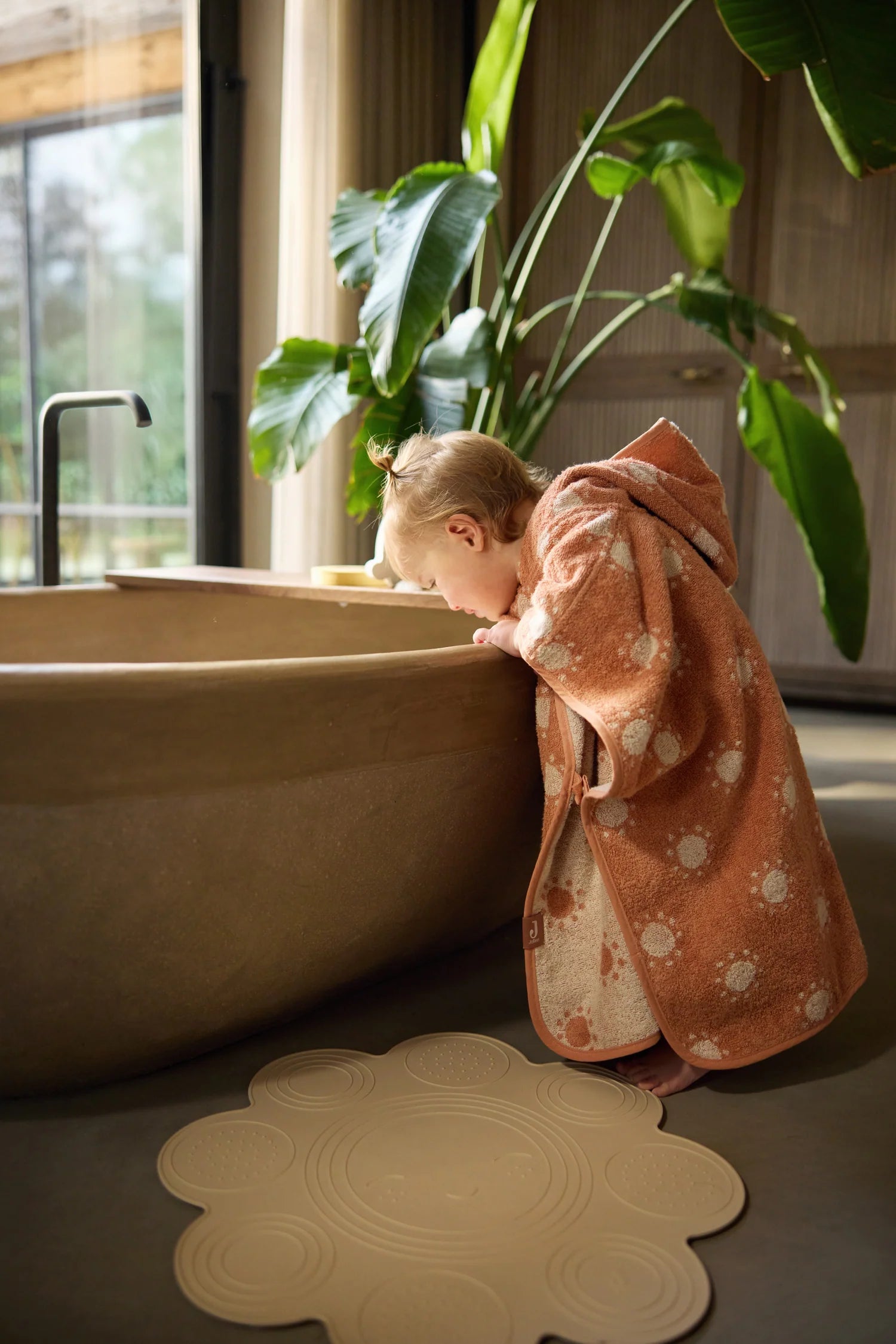 Jollein Badponcho Badstof - Jacquard Sun