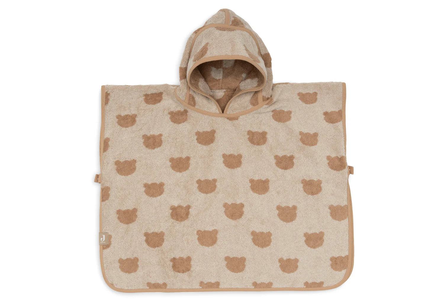 Jollein Badponcho Badstof - Jacquard Teddy bear