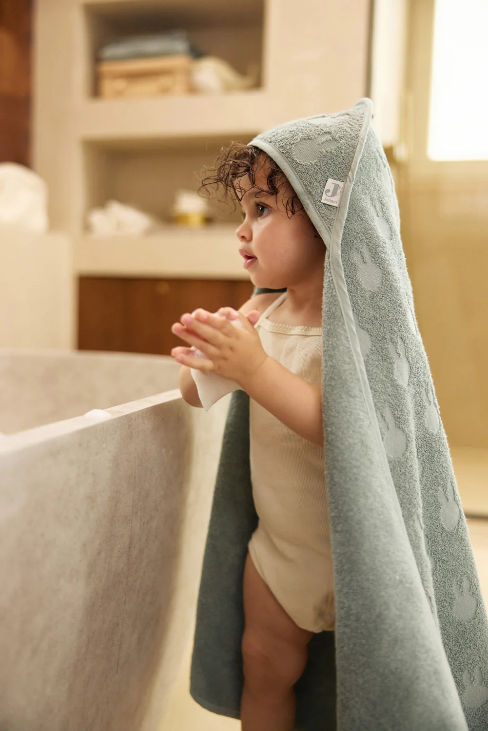 Jollein Badcape Nijntje Sea green – met Naam
