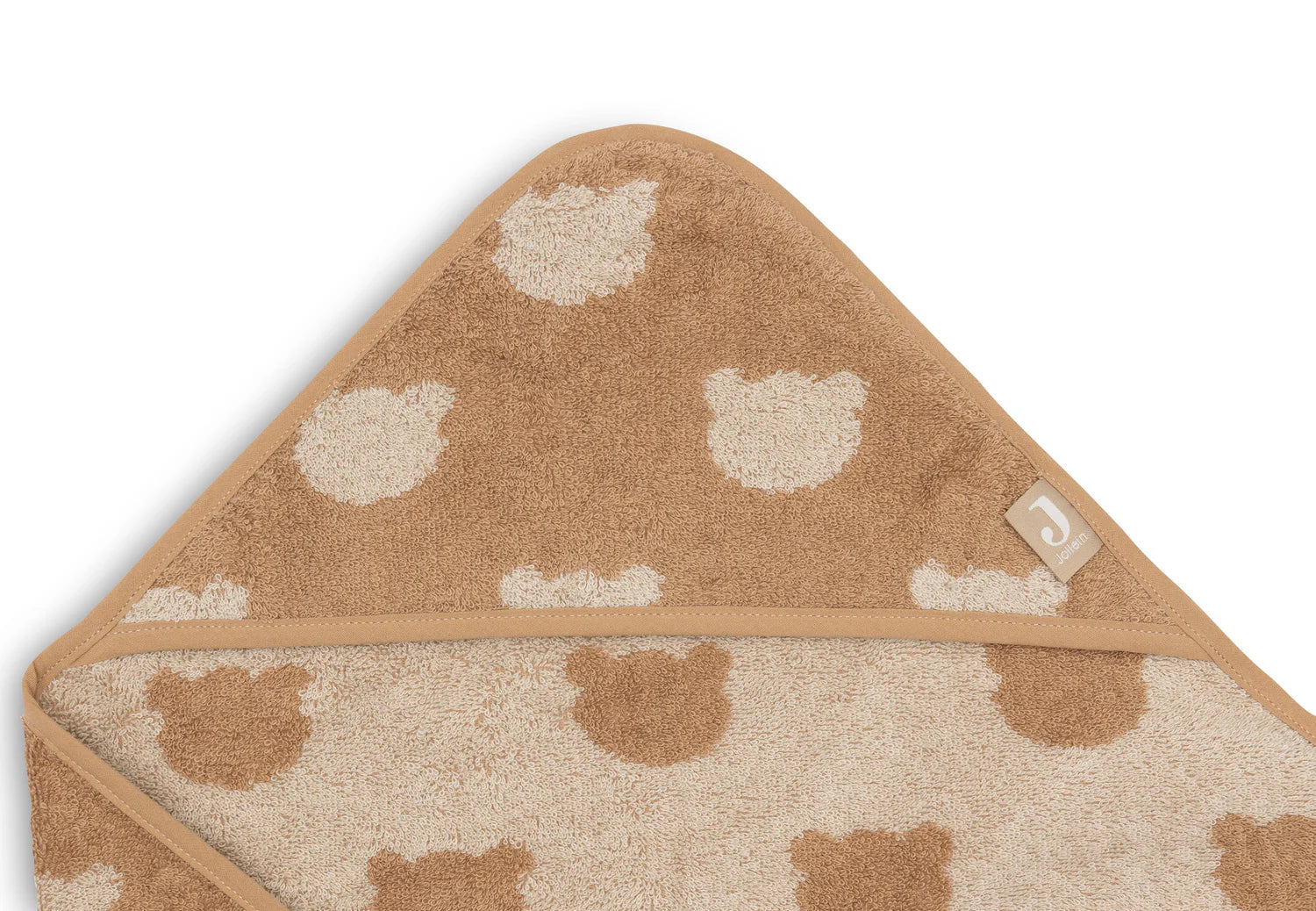 Jollein Badcape Badstof - Jacquard Teddy bear