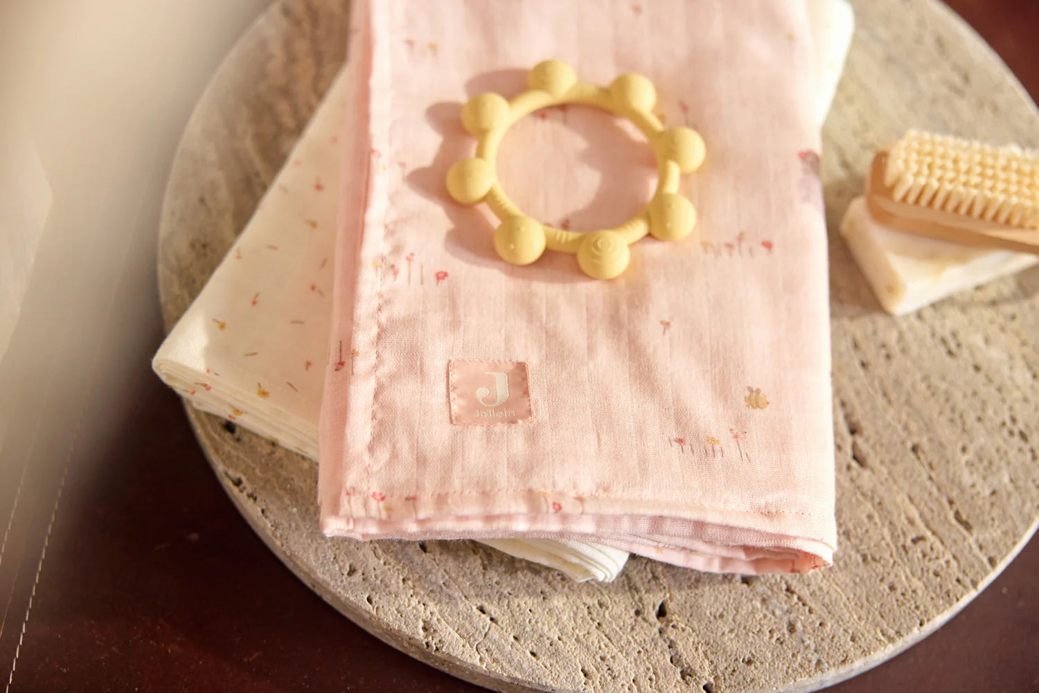 Jollein Hydrofiele Doek Small 70x70cm - Pretty Picnic - 3 Stuks