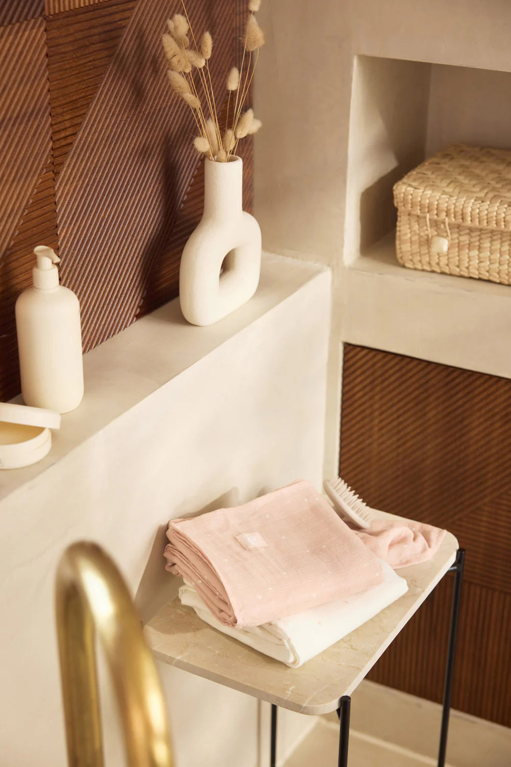 Jollein Washandje Hydrofiel - Twinkling Wild Rose 3 stuks
