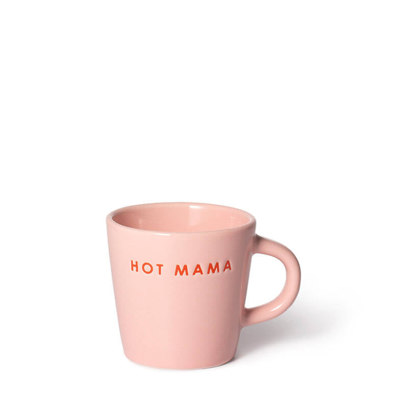 Espressokop HOT MAMA roze 80 ml keramiek