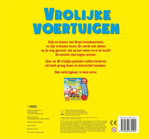 Geluidenboek Vrolijke voertuigen