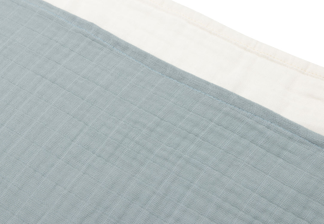 Jollein Hydrofieledoek 70x70cm - Sea green - 4pack