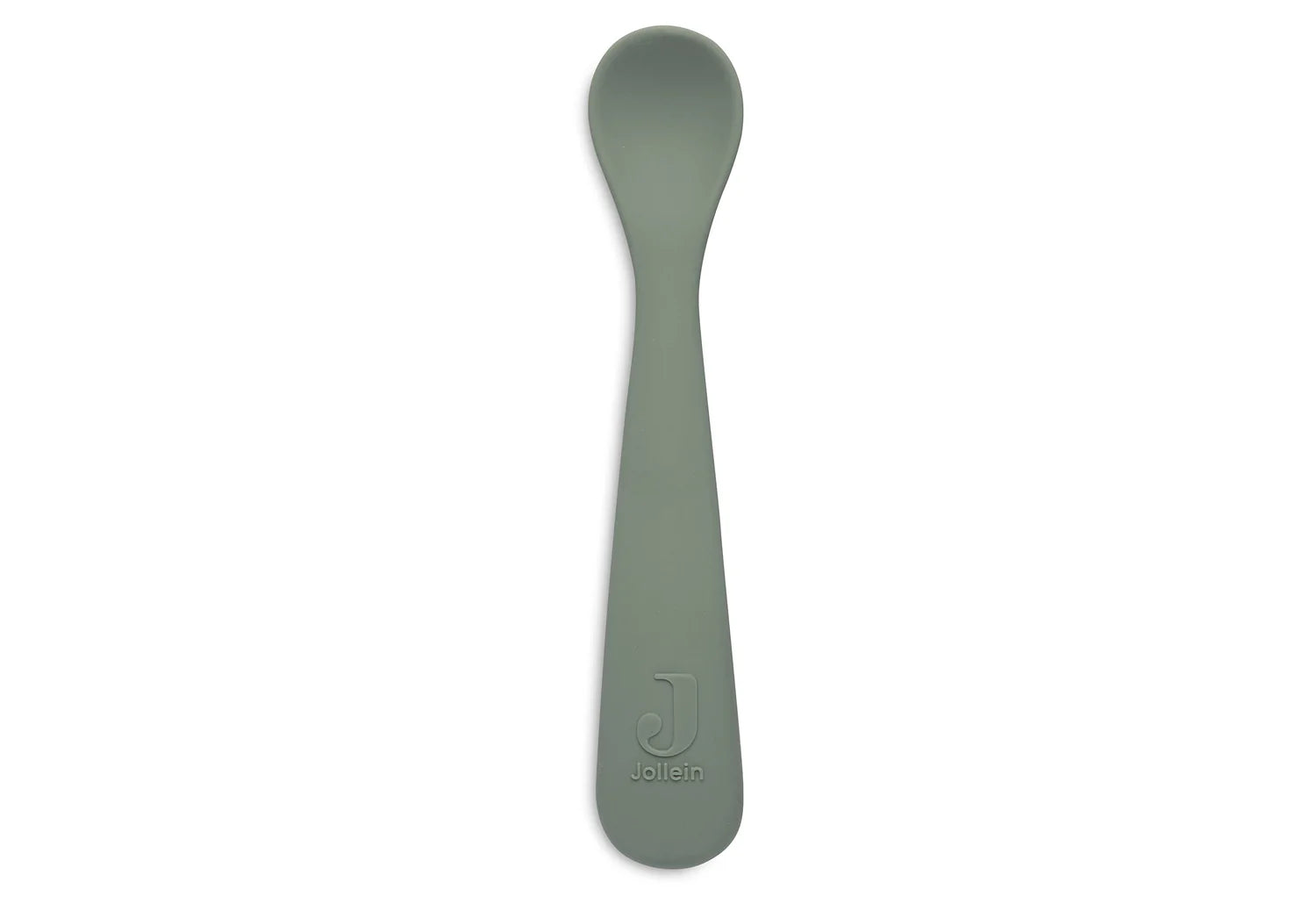 Jollein - Siliconen Baby Lepeltje - Ash green - 2-Pack