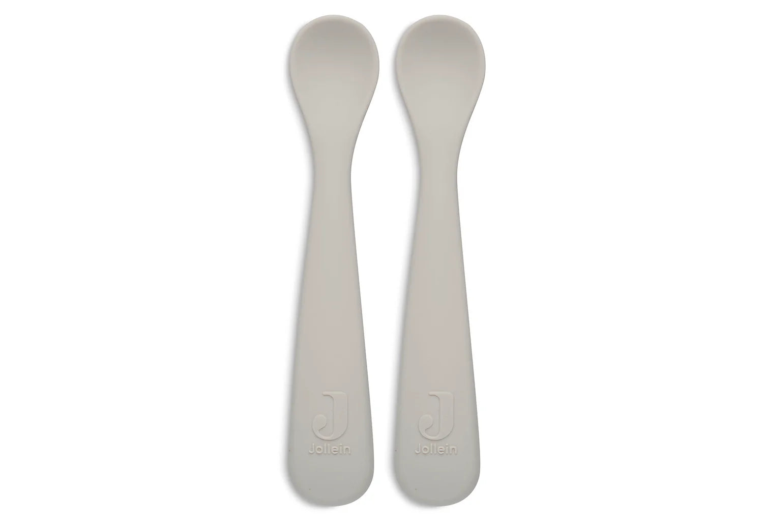 Jollein - Siliconen Baby Lepeltje - Nougat - 2-Pack