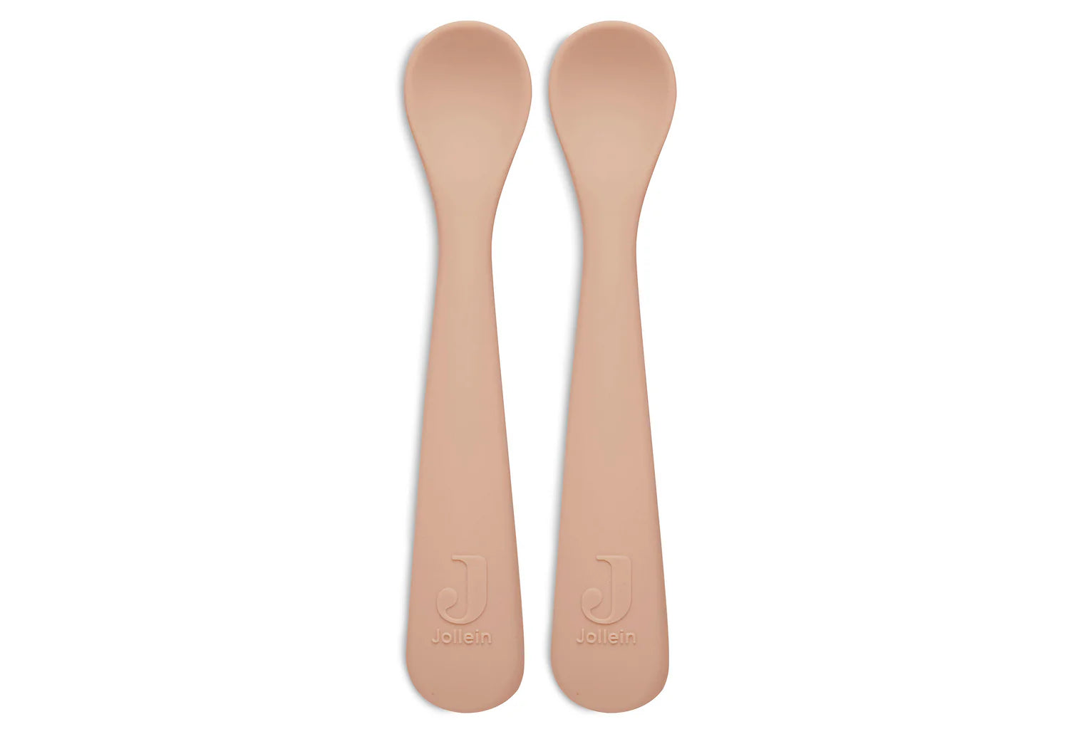 Jollein - Siliconen Baby Lepeltje - Pink - 2-Pack