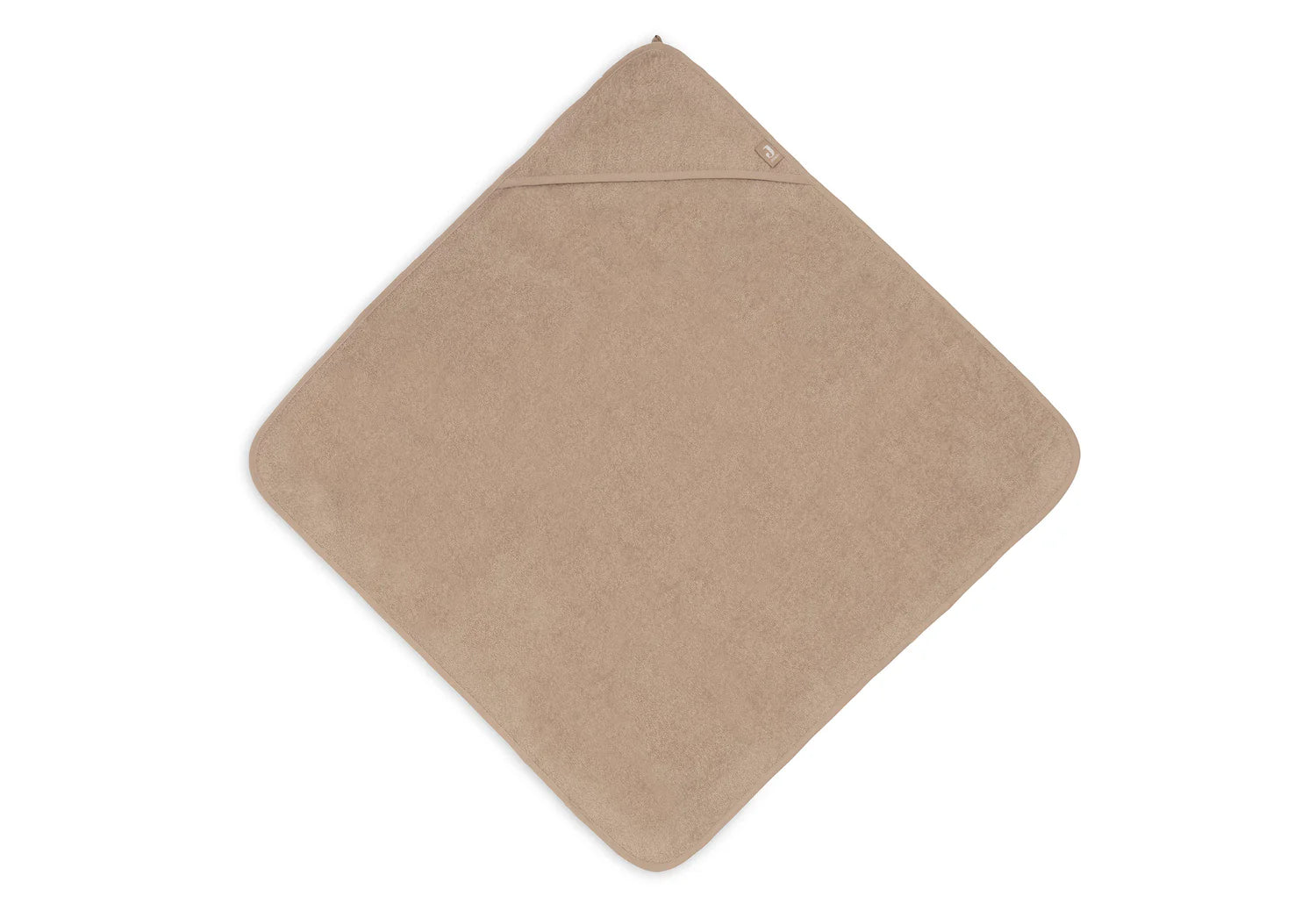 Jollein Badcape met Naam - Badstof - Milky Coffee