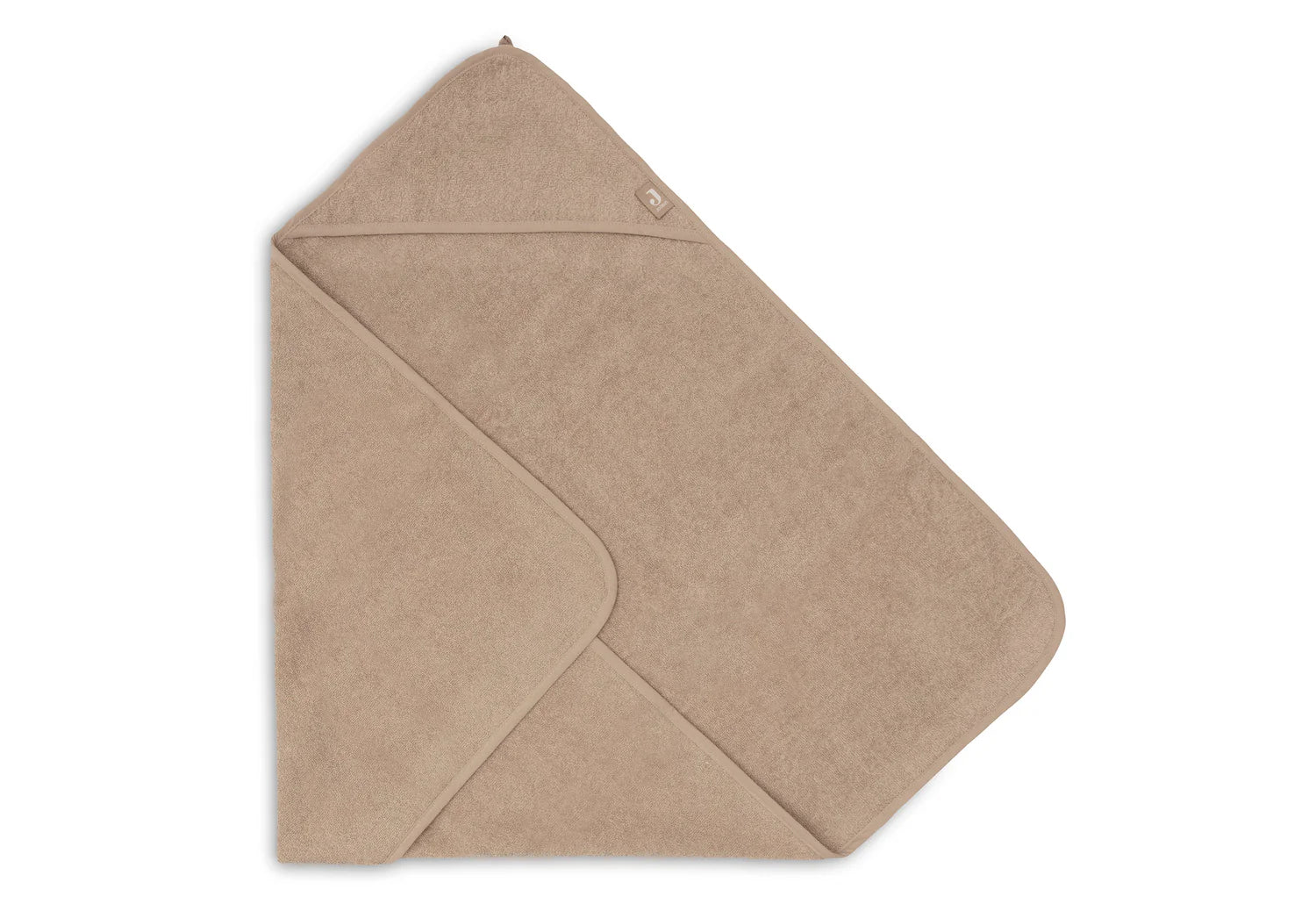 Jollein Badcape met Naam - Badstof - Milky Coffee
