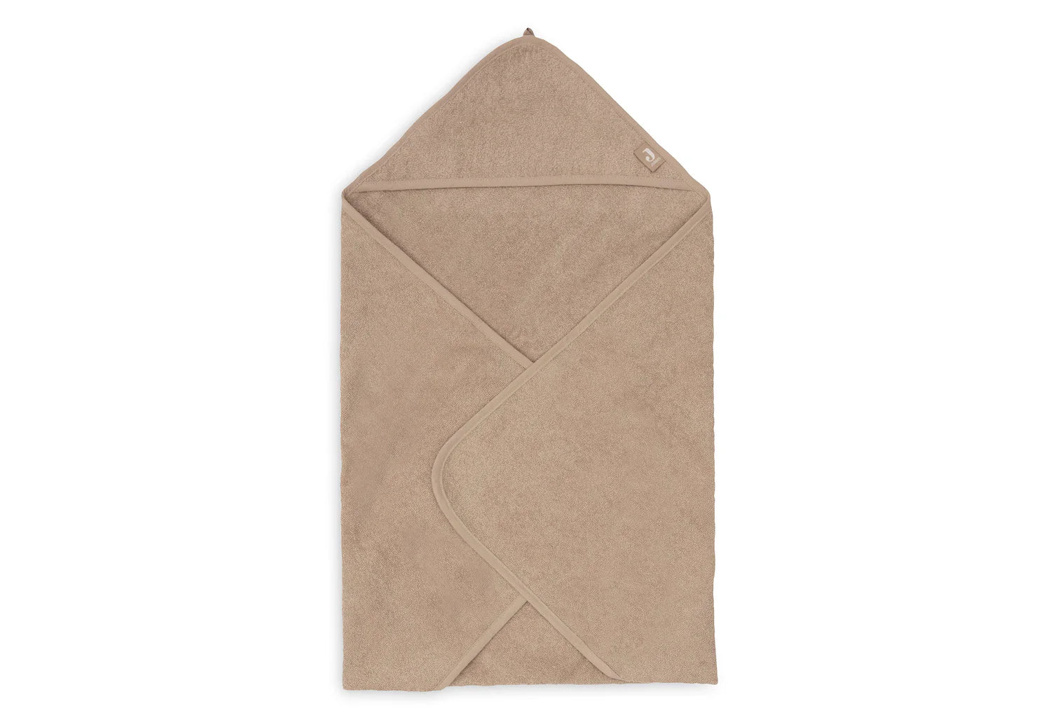 Jollein Badcape met Naam - Badstof - Milky Coffee