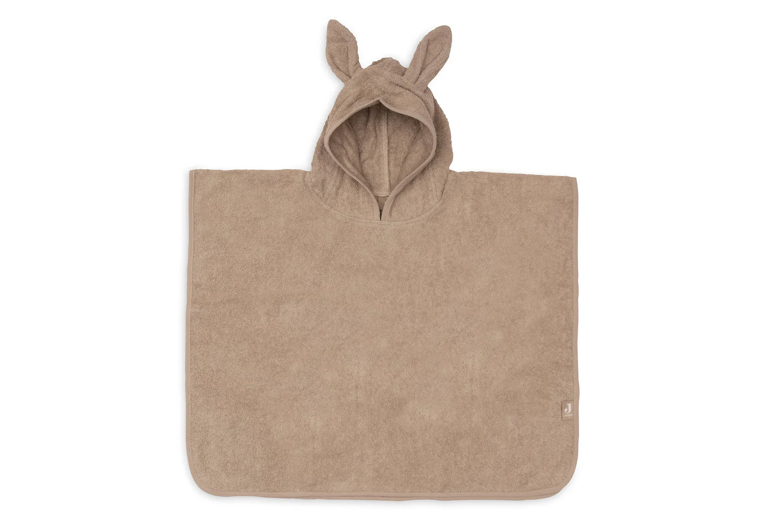 Jollein Badponcho - Milky Coffee - met naam