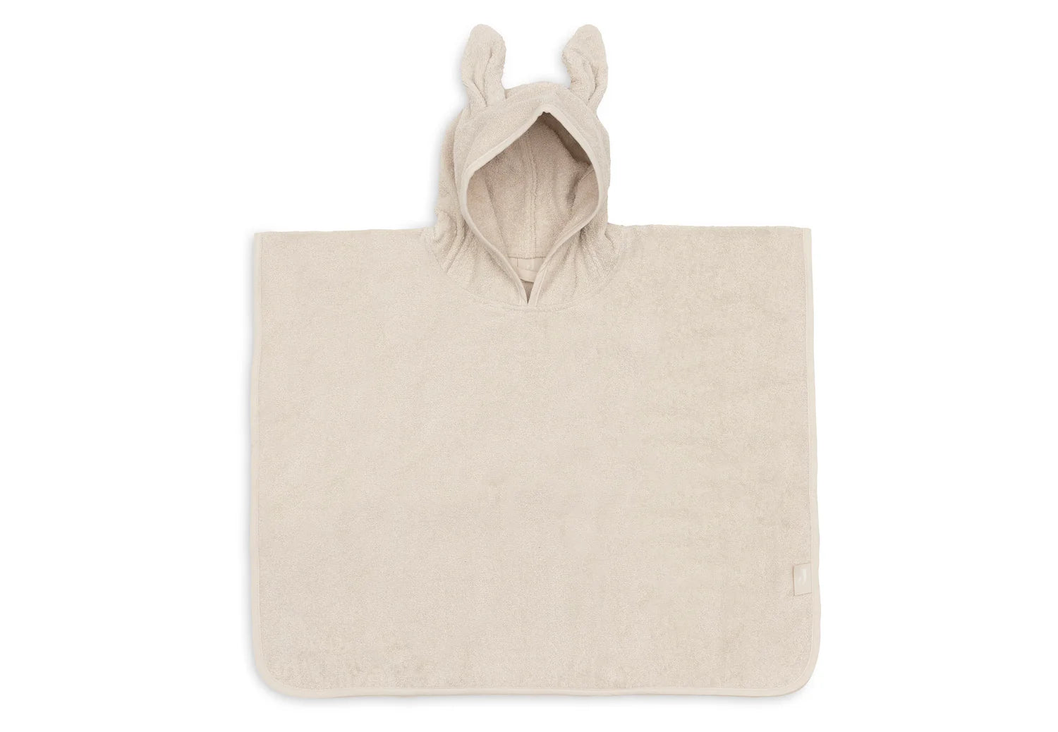 Jollein Badponcho - Sand - met naam