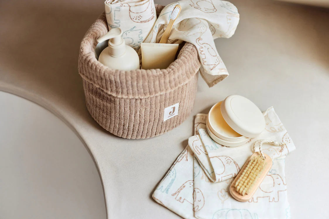 Jollein Hydrofiel Monddoekje 31x31cm - Elephant Tales - 3 Stuks