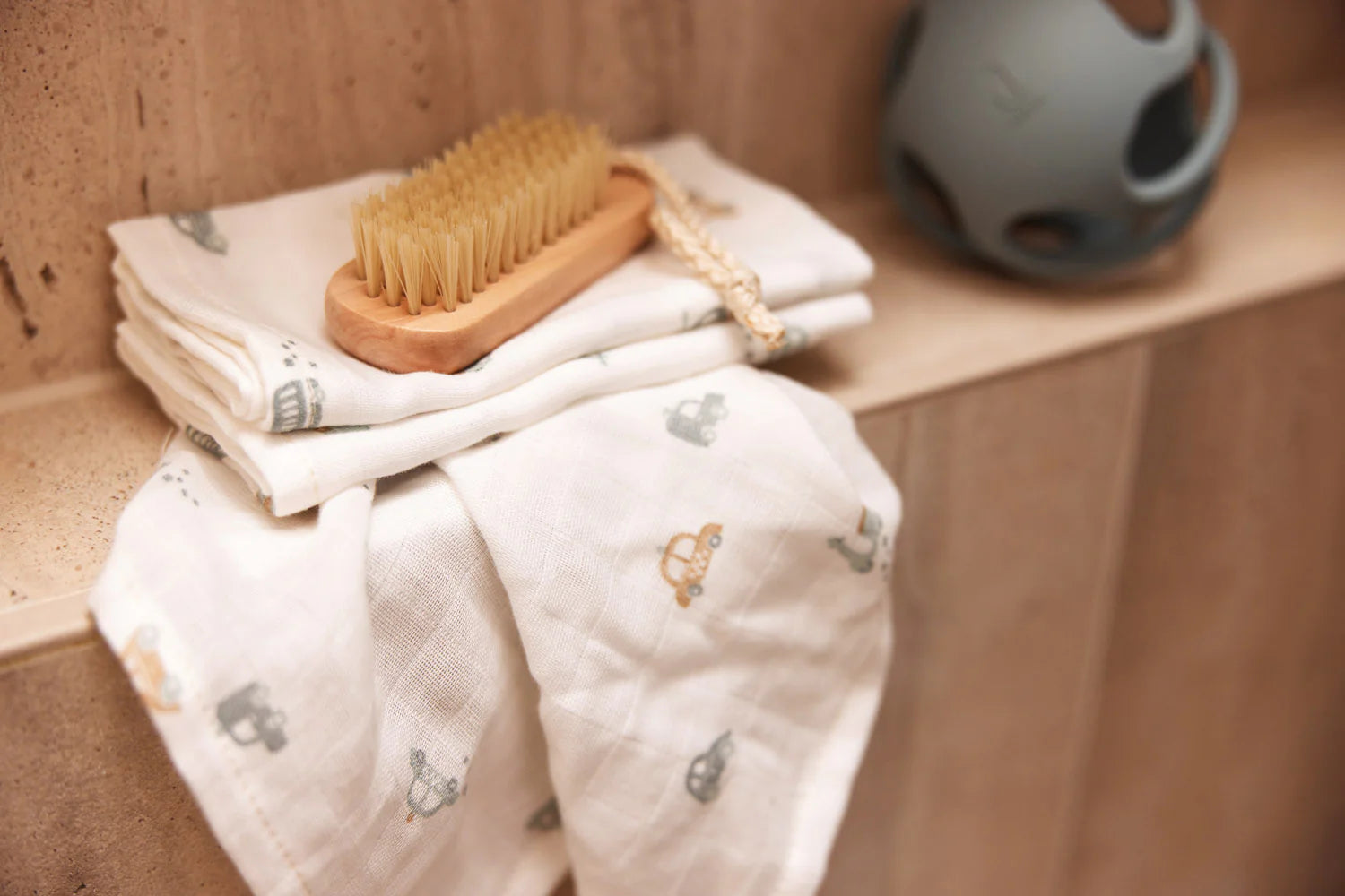 Jollein Hydrofiel Monddoekje 31x31cm - On The Go - 3 Stuks