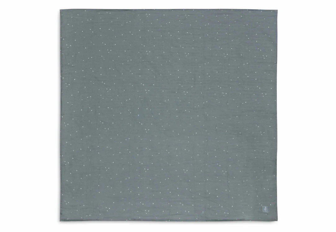 Jollein Hydrofiele Doek Large 115x115cm Twinkling - Sea Green - 2 Stuks