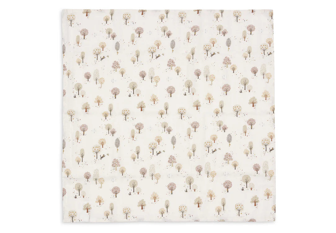 Jollein Hydrofiele Doek Small 70x70cm - Tiny Park - 3 Stuks