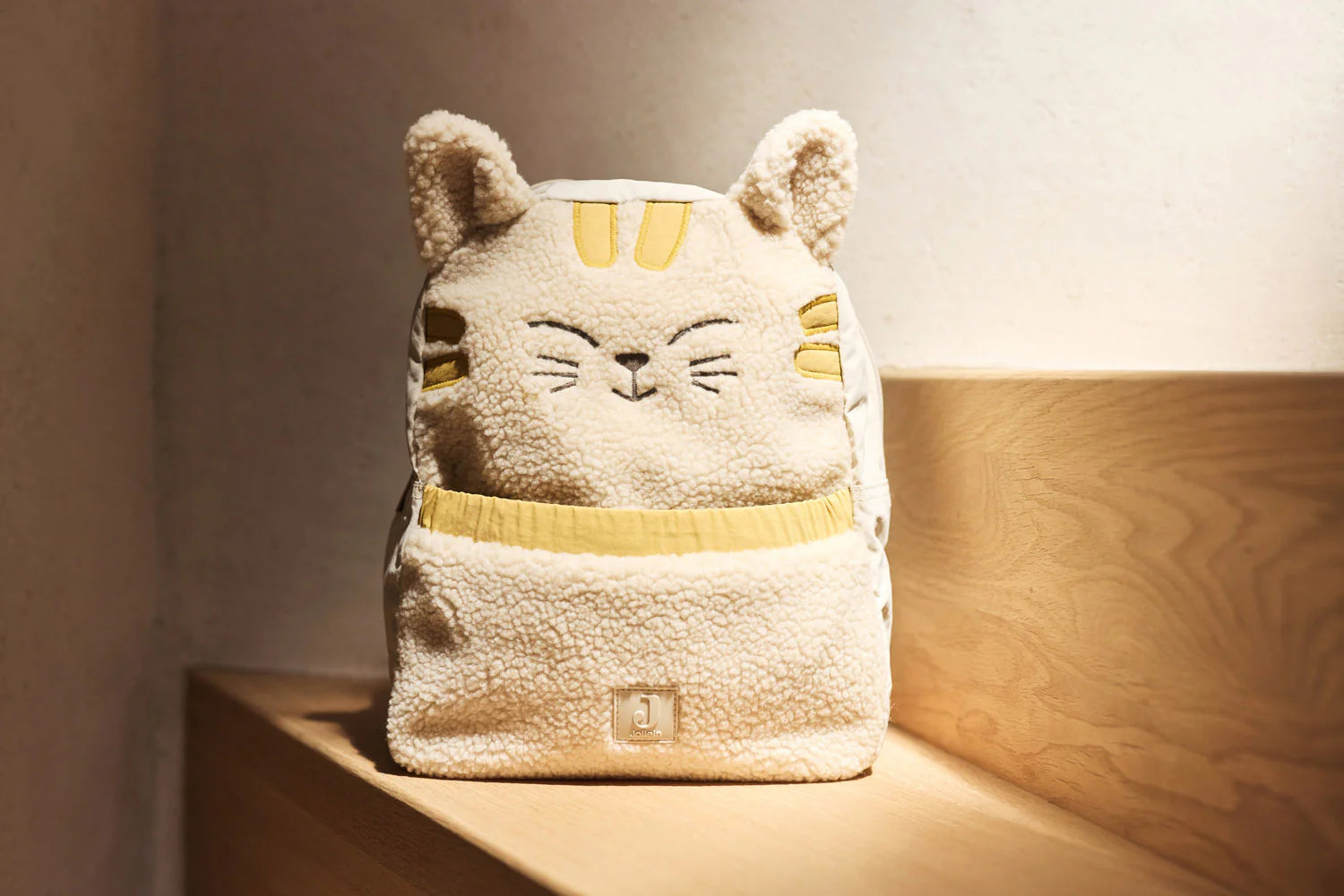 Jollein Kinderrugtasje - Charlie cat - met naam