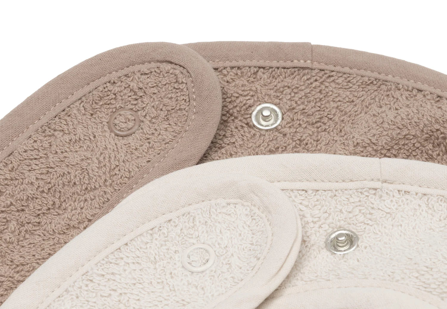 Jollein Slab Badstof - 2 Stuks - Sand & Milky Coffee