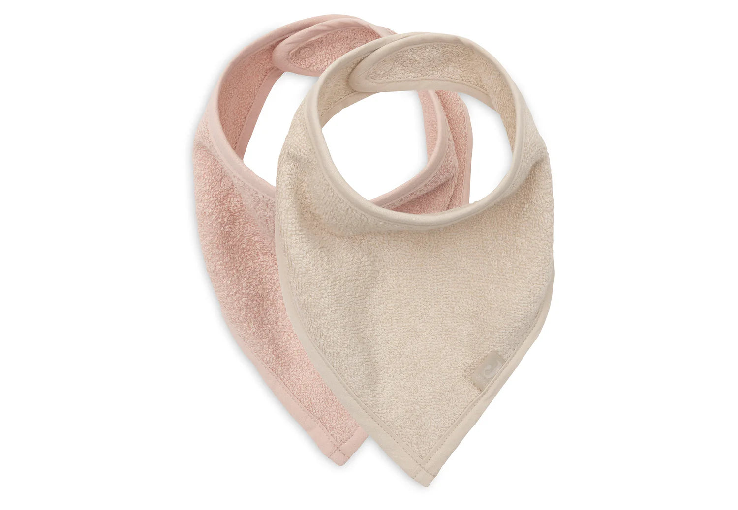 Jollein Slab Bandana Silk Rose/Sand (2pack)