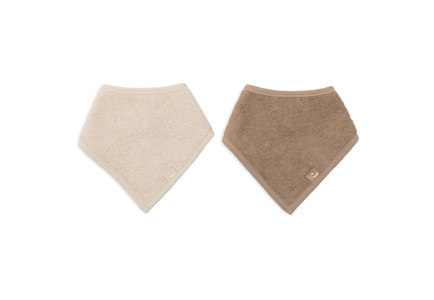 Jollein Slab Bandana Sand/Milky Coffee (2pack)