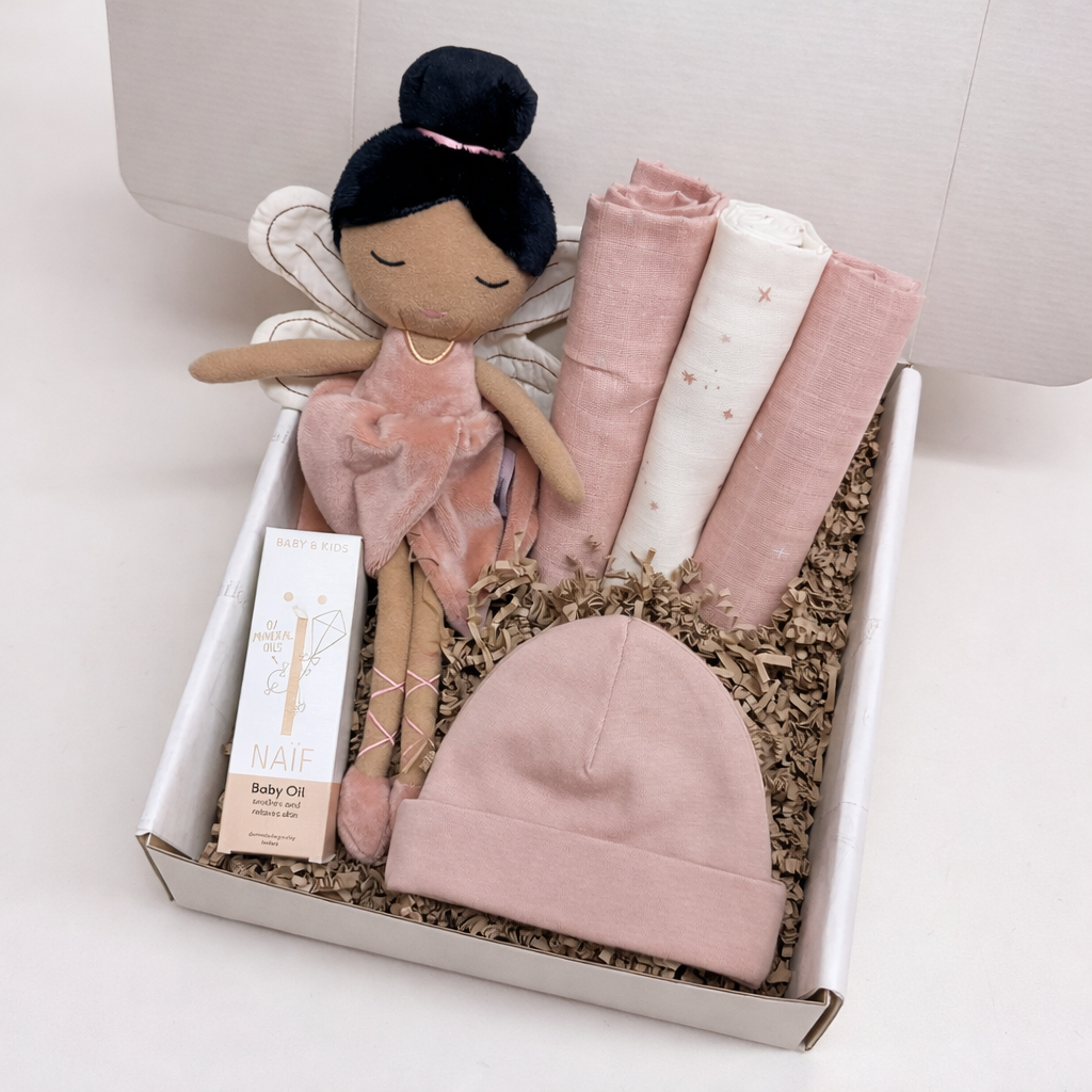 Kraamcadeau - Cadeaubox - fairy kraamcadeau voor meisje met naam