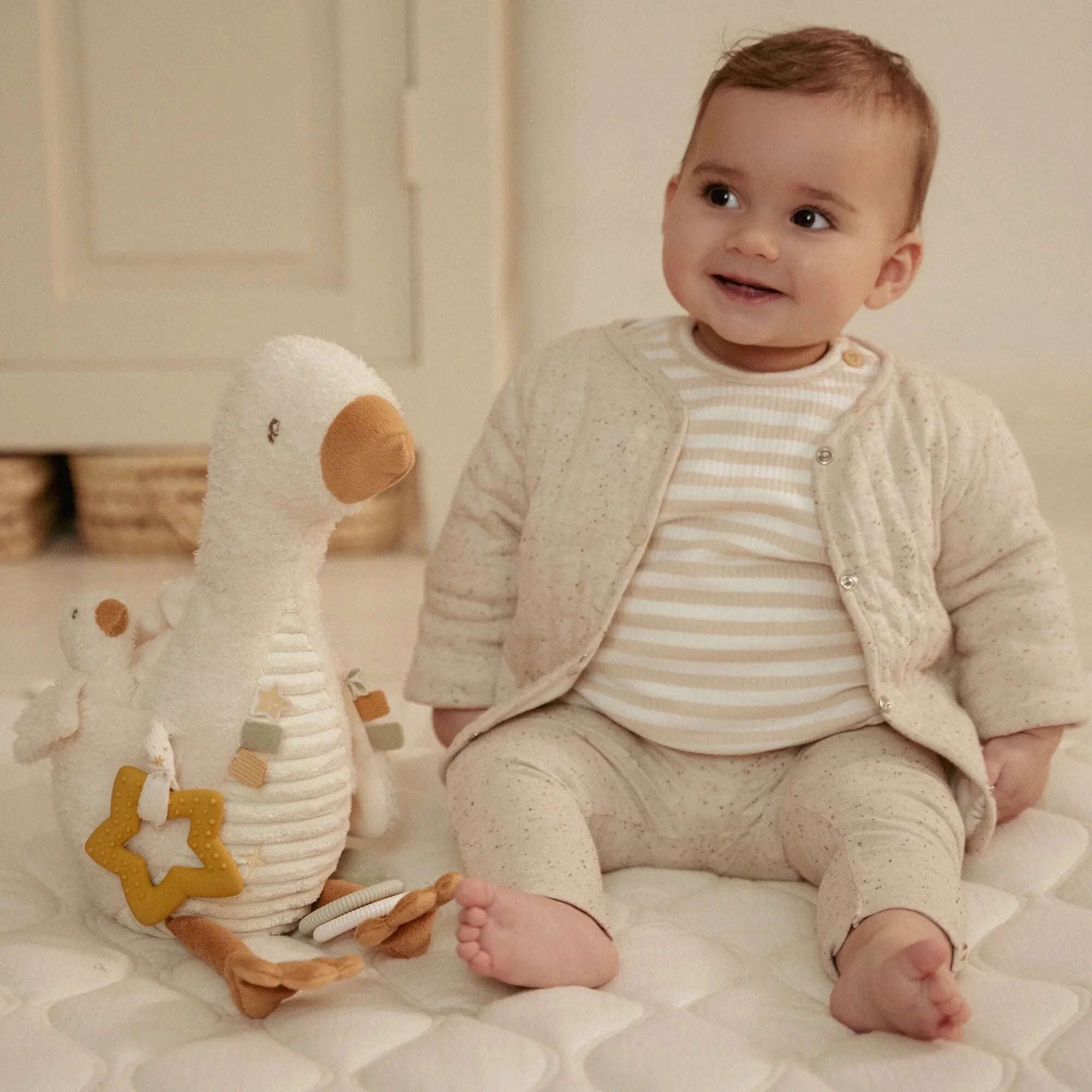 Little Dutch Activiteitenknuffel Little Goose