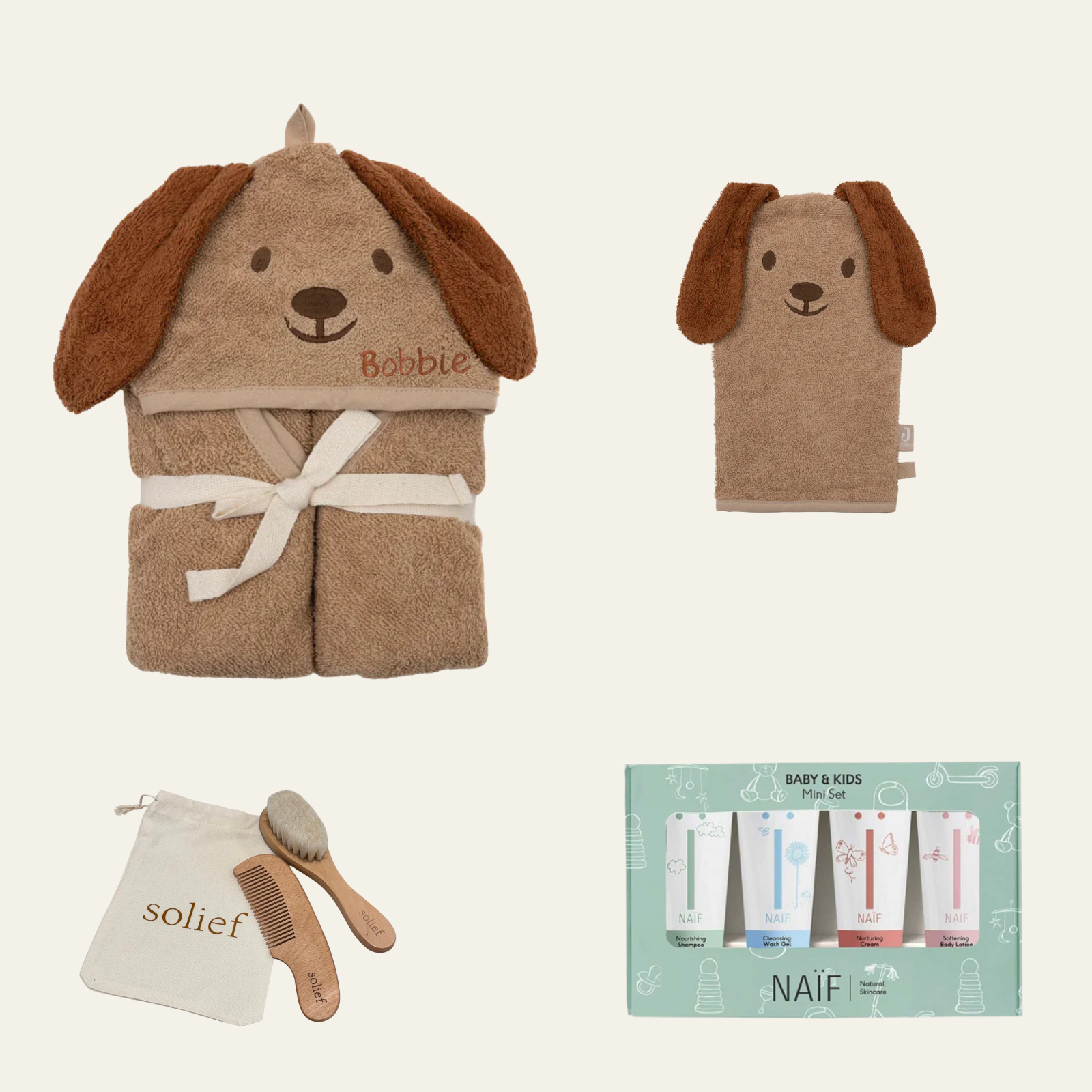 Kraamcadeau - Cadeaubox - Diego dog in bad