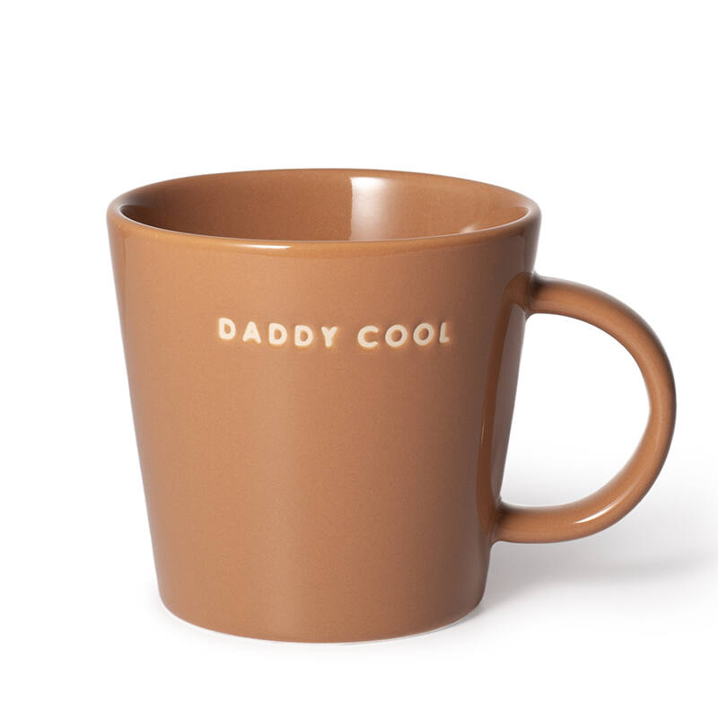 Theekop DADDY COOL terracotta 350 ml keramiek