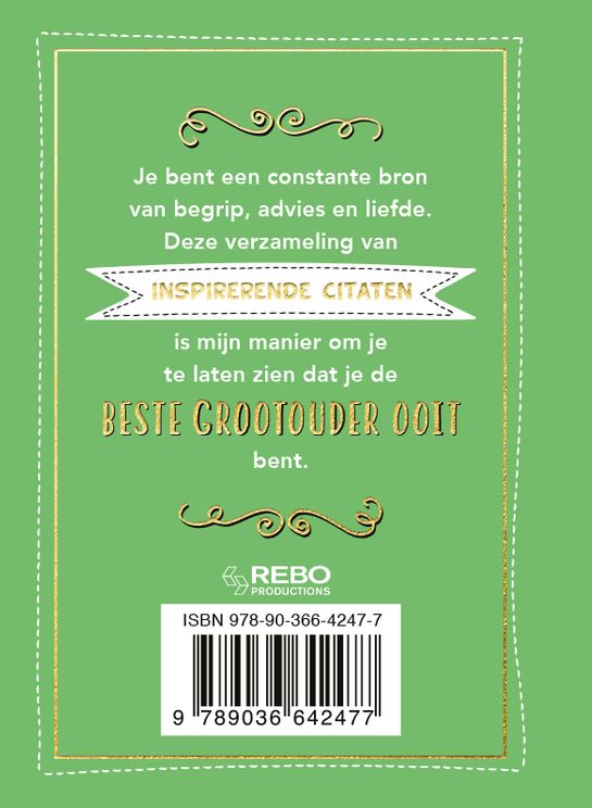 Cadeauboek - Voor de beste grootouder ooit