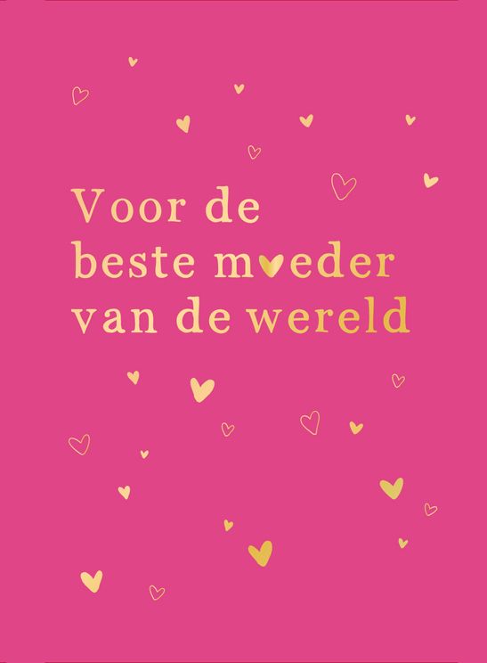 Cadeauboek - Voor de beste moeder van de wereld