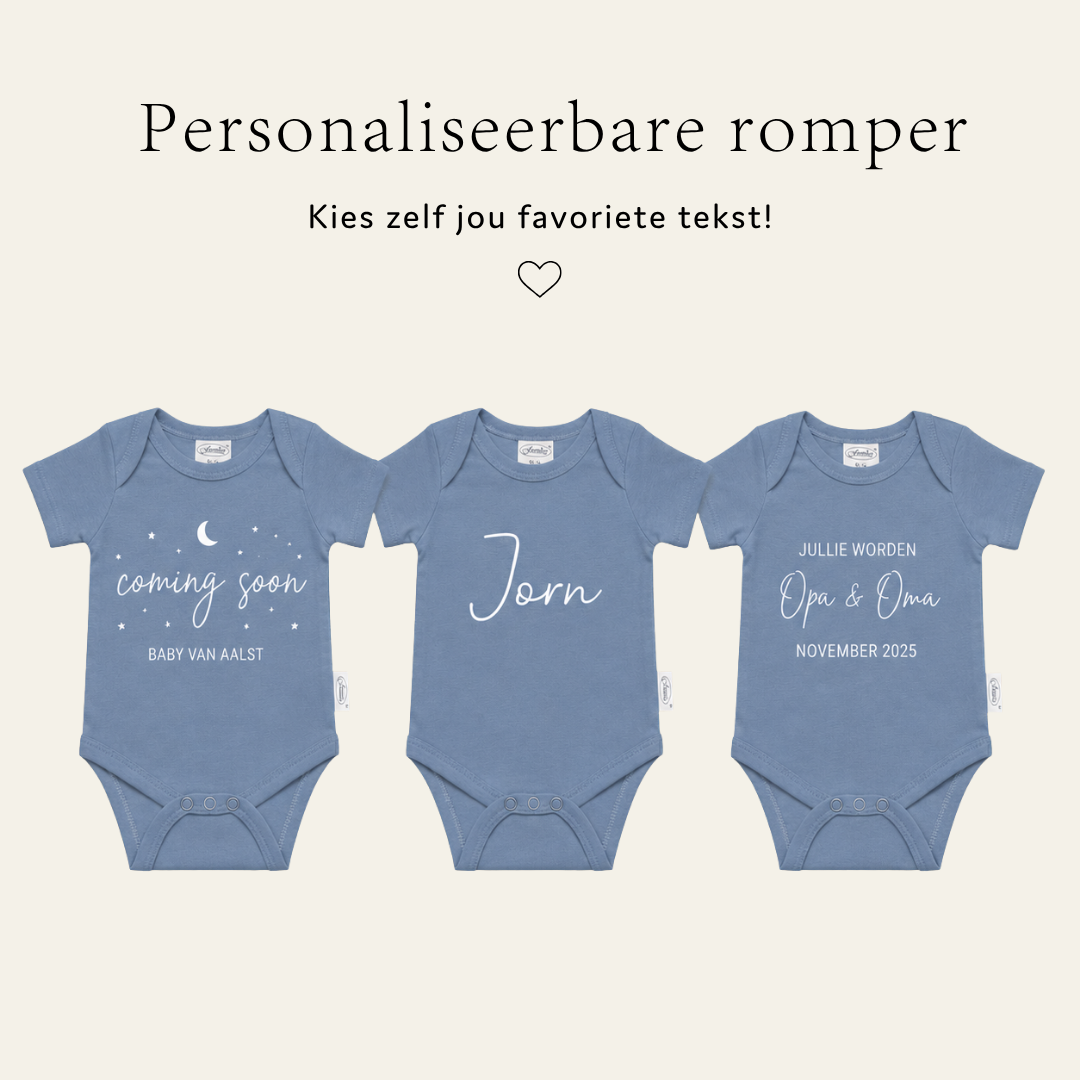 Funnies Rompertje - Grey Blue
