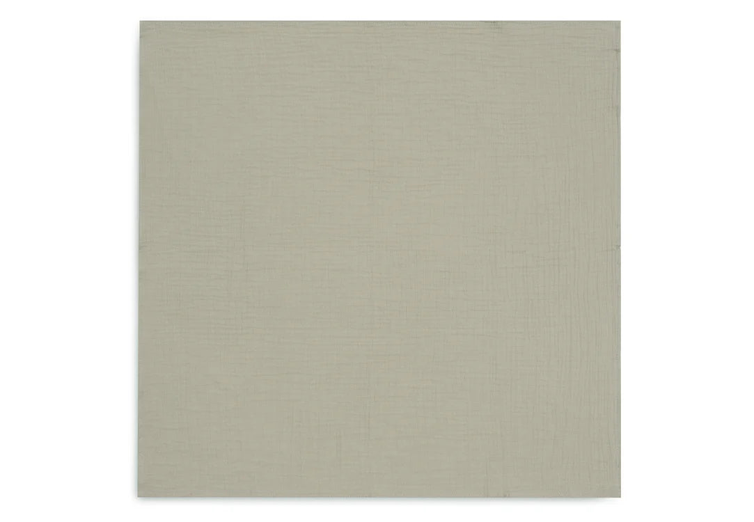 Jollein Hydrofieledoek 70x70cm - Olive green - 4pack