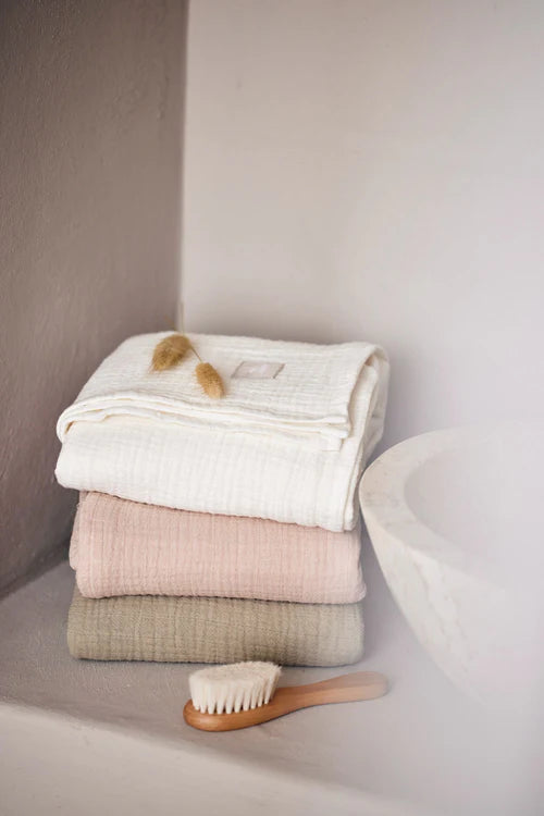 Jollein Hydrofieledoek 70x70cm - Olive green - 4pack