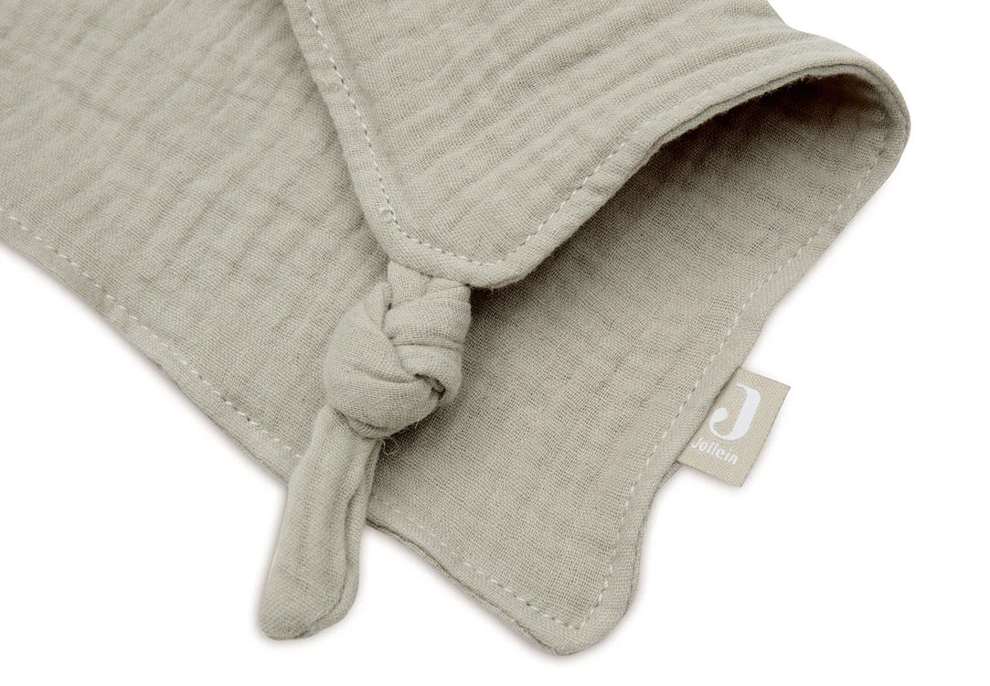 Jollein Speendoekje - Bunny Ears - Olive green - met naam