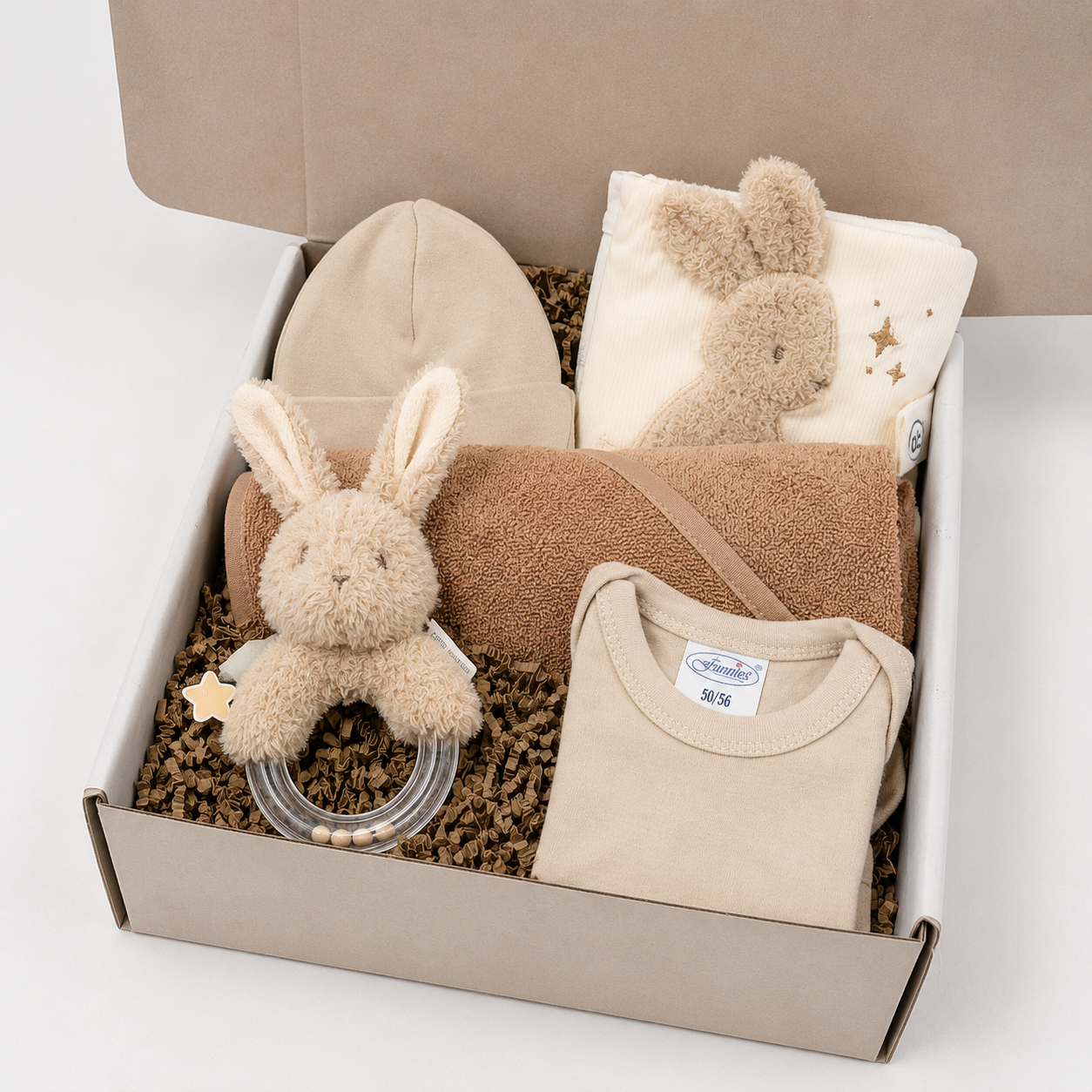 Kraamcadeau - Cadeaubox - Newborn naturals bunny