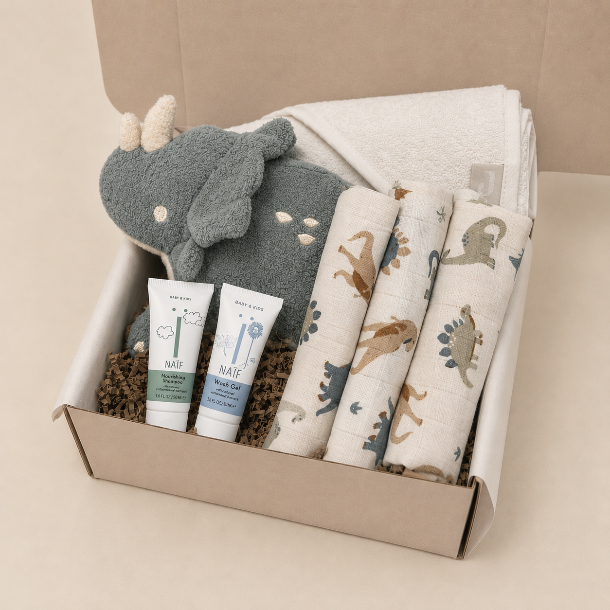 Kraamcadeau - Cadeaubox - Dino animal