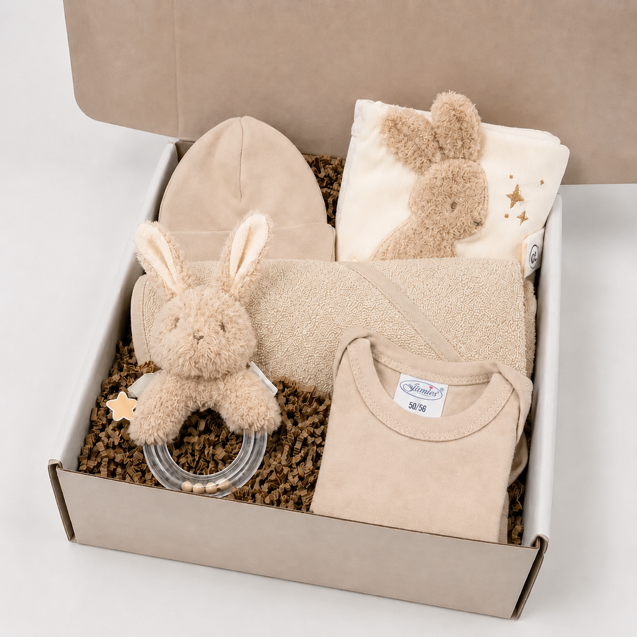 Kraamcadeau - Cadeaubox - Newborn naturals bunny