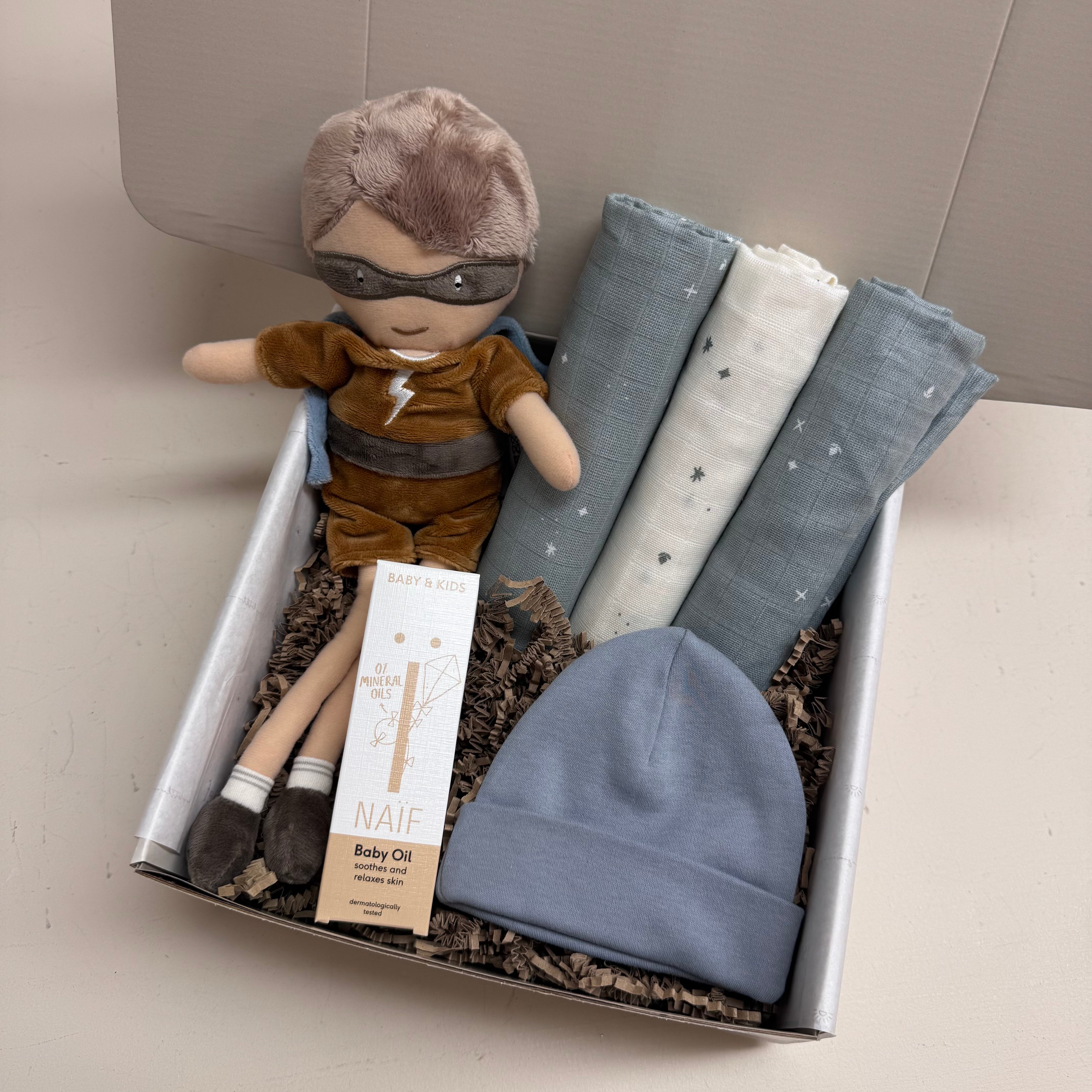 Kraamcadeau - Cadeaubox - Superhero